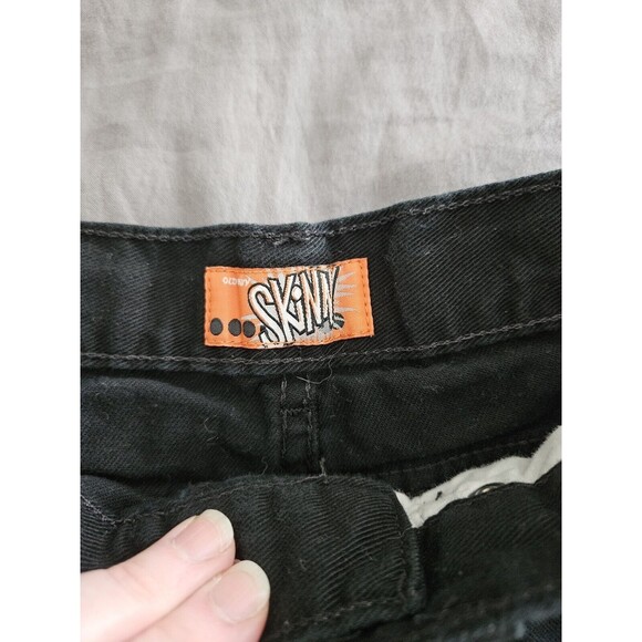 Boys OLD NAVY - Black Skinny Jeans - Size 12 Regular Adjustable Waist - Picture 6 of 7